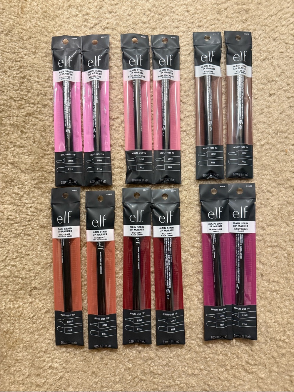 Elf Main Stain Lip Marker (Bundle of 12)